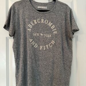 Abercrombie & Fitch Heather Gray Crewneck